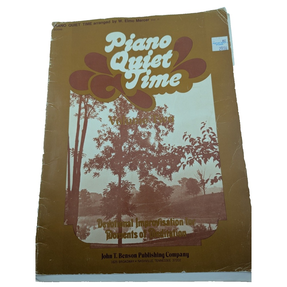 Piano Quiet Time arranged by W. Elmo Mercer Volume II